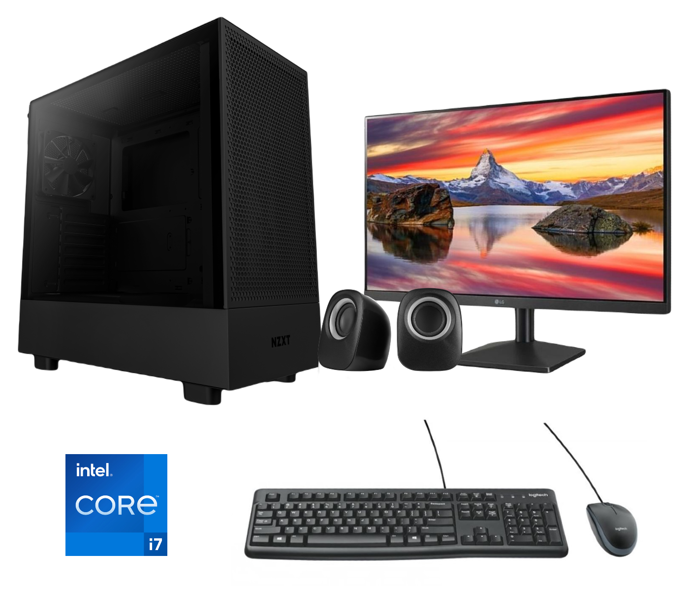 Our base model desktop computer package